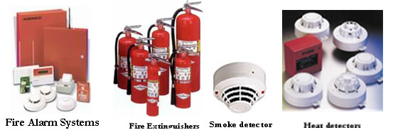 Fire Detectors and Extiguishers